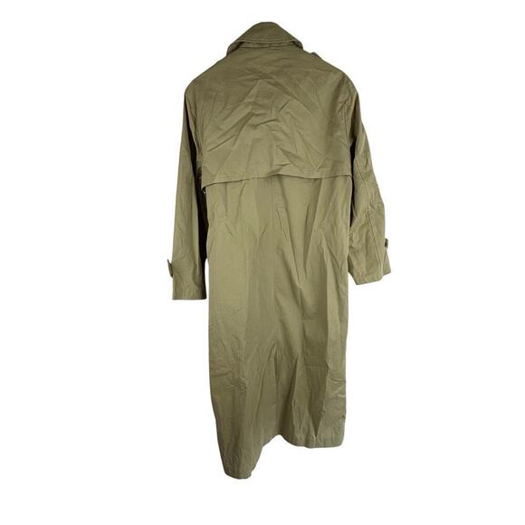 Topshop Trench Coat Khaki Long Coat XS Topshop 2in1 borg trench coat in … - Picture 6 of 7